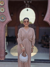 Shimmer crush kaftan